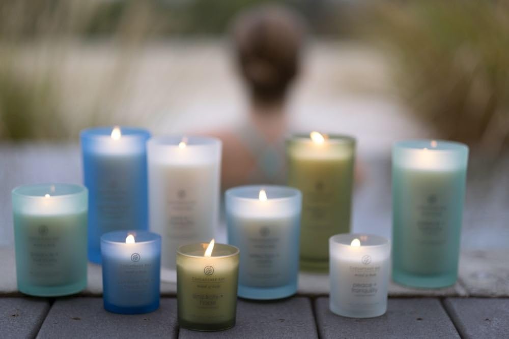 Water Lily Pear Scented Jar Candle